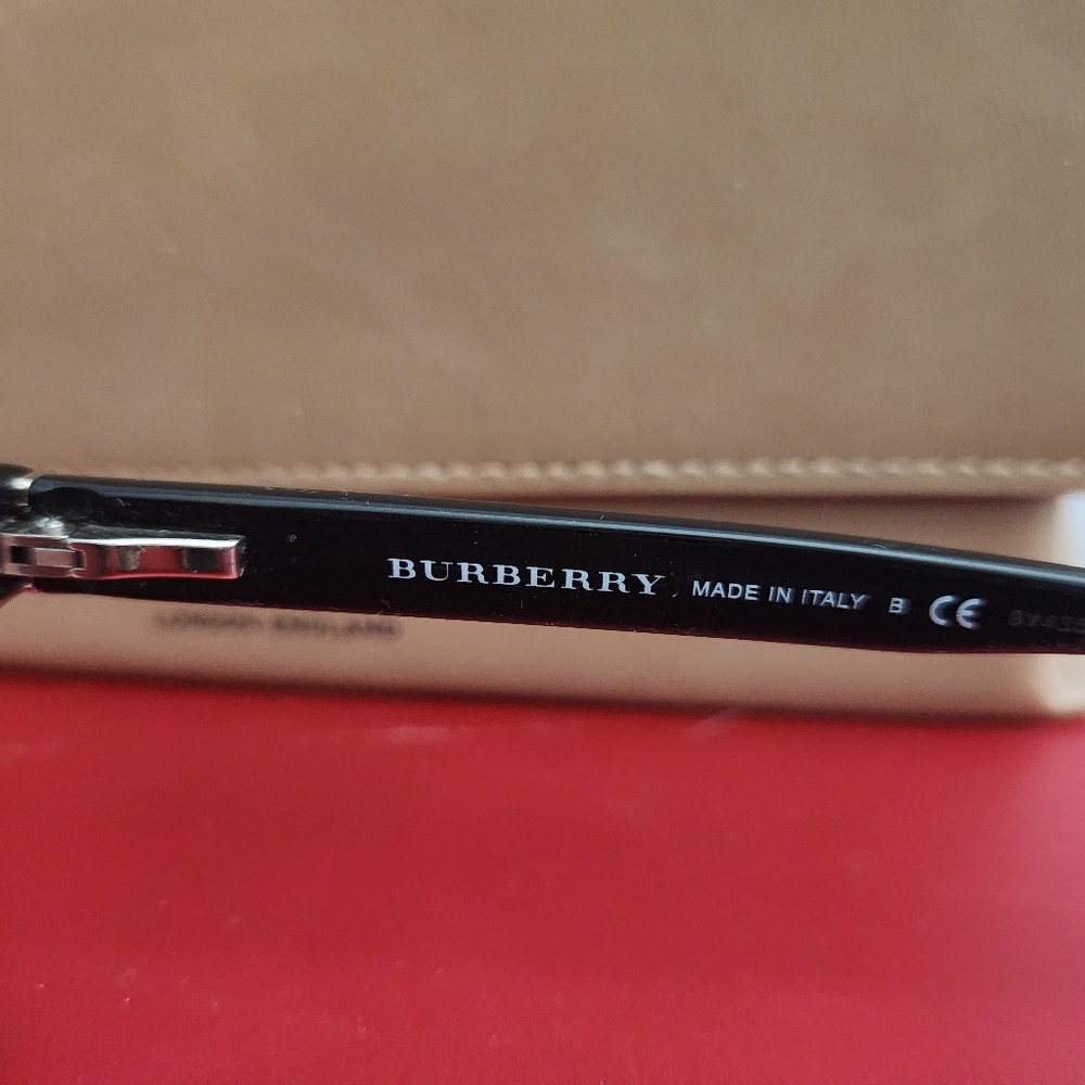 Burberry B 2201-F Black Square Eyeglass Frames 54-17-140 | MSRP $265 - Picture 2 of 10